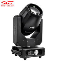 Mini projecteur de scène à tête mobile 295W, 13 couleurs, double prisme, effet frost et stroboscope, service complet pour l'éclairage de scène