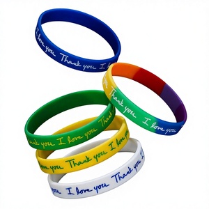 Braccialetto Unisex Colorato con Scritta 'Thank You I Love You Thank You for Loving Me' in Sei Colori per Matrimoni e Compleanni - Product Image 6