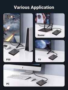 <span class=keywords><strong>2.5</strong></span> <span class=keywords><strong>inch</strong></span> <span class=keywords><strong>HDD</strong></span> trường hợp bên ngoài với USB 3.1 để Loại C Cáp nhựa bao vây cho SSD đĩa cho Mac & PC - Product Image 5