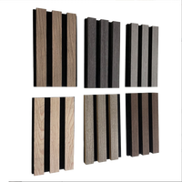 Panneaux muraux acoustiques nouvellement arrivés Grille de barre en bois Panneau insonorisant Latte de bois forwall