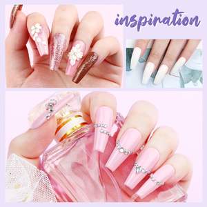 ชุดทำเล็บอะคริลิค <span class=keywords><strong>SAVILAND</strong></span> พร้อมเครื่องเจียร 15 กรัม ผงอะคริลิคสีขาว/ชมพู/ใส น้ำยาอะคริลิค 100 แบบ ฟอร์มต่อเล็บ เจลท็อปโค้ท อุปกรณ์ต่อเล็บ - Product Image 6