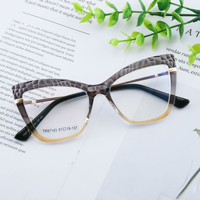 Qmoon – lunettes Anti-lumière bleue Tr90 personnalisées pour femmes, monture œil de chat, nouvelle collection 2023