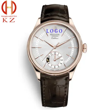 50525 39mm white gold men's mechanical men's AAA noob clean watch KZ Factory watch