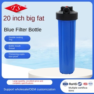 Botella de filtro de purificador de agua de plástico Industrial comercial de 20 pulgadas, accesorios de prefiltro de grasa grande, Cartucho grueso Industrial - Product Image 3