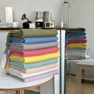 Bufanda Larga de Piel Sintética con Borlas, Nueva Colección 2024, Bufandas de Cachemira de Lujo para Mujer, Bufandas de Invierno para Mujer - Product Image 2