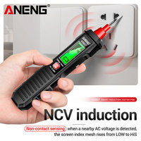 Multimètre à pince numérique ANENG ST181, Voltmètre, Testeur de tension par induction NCV VD807, Stylo testeur d'induction 12V-300V pour électricien