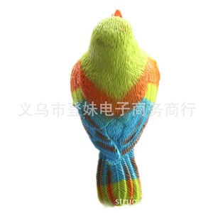 Jouet d'oiseau à commande vocale en plastique, éducatif pour enfants de 2 à 4 ans, jouet d'exploration de la nature, 6.5x9cm - Product Image 4