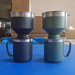 Juego de Herramientas para Café de Acero Inoxidable Moderno y Ecológico para Exteriores, Cafetera Espresso, Tetera, Taza Pequeña con Acabado Martillado - Product Image 4