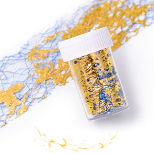 Venta al por mayor Nail Art Sticker Gold Silver Net Line Nail Foil Adornos coloridos <span class=keywords><strong>Sally</strong></span> Net Starry Paper para manicura - Product Image 2