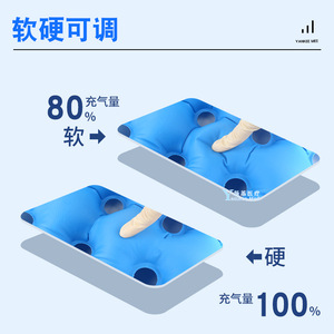 Haobang <b>Inflatable</b> Seat Cushion One Size Soft Hard Adjustable For Elderly Pressure Sore Relief Wheelchair Use - Product Image 1
