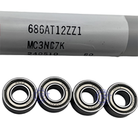 Hoge snelheid 684ZZ miniatuur kogellagers slijtvast micro diepe groef kogellagers voor pen decoratie & draai-instrumenten