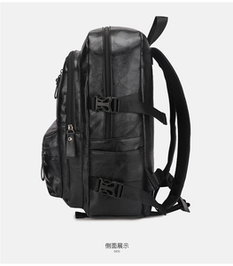 Top Quality Waterproof Anti-theft Leather Back Pack Durable Fashion <strong>Cheap</strong> Pu <strong>Backpack</strong> - Product Image 3