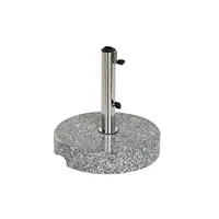 Parasol Granito avec base en acier inoxydable, hauteur 41 cm, 38x38 cm, 24 kg, réglable