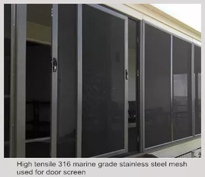 304/316L thép không gỉ kim cương cửa sổ màn hình lưới kim cương thép không gỉ cho màn hình cửa sổ - Product Image 6