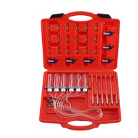 Medidor de Flujo de Cilindro y Juego de Adaptadores para Diagnóstico de Inyectores Common Rail, Kit de Herramientas de Prueba para Diésel