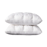 Oreiller de soutien du cou en tissu de coton confortable de qualité supérieure, nouveau design, pour dormir, oreiller de lit moelleux pour hôtel, 50x70cm