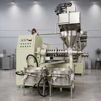 Presse à huile combinée 6YL-125 avec filtre, moulin à huile automatique pour tournesol/coco/soja/arachide pour usine d'huile