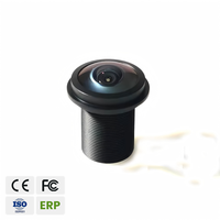 Objectif Fisheye ultra grand angle 1,37 mm F2.0 M12 8G 150 °   FOV pour caméra de sécurité panoramique CCTV automobile CMS OX01F10 et caméra IMX219 8MP