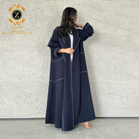 Zaynab Kimono Eid Jalabiya Abayas Vente en Gros Dubaï Vêtements Islamiques Caftan Personnalisé Abaya Abaya Femmes Robe Musulmane Kimono Jalabiya