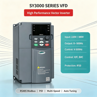 Convertisseur de fréquence VFD VSD SANYU SY3000 380V 30KW en promotion pour moteurs et pompes à eau, variateurs de vitesse AC, onduleur pour pompe solaire