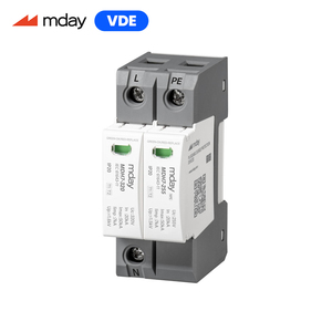 Vde-chứng nhận 320V AC SPD loại 2 mday điện dải bảo vệ tăng MCB 1P + NPE thiết bị bảo vệ điện áp cho chống sét - Product Image 1