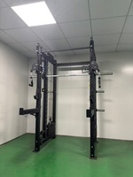 Équipement de fitness professionnel pour salle de sport, machine Smith multifonctionnelle, demi-rack, cage, entraîneur de force, tout-en-un