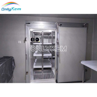 Chambre froide double compartimentée pour congélation et réfrigération, prix fabricant, chambre froide de plain-pied pour produits surgelés et réfrigérés