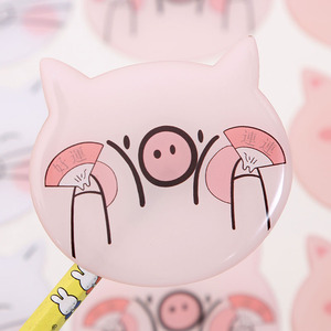 Autocollants en époxy Hui Cai personnalisables, impression numérique ronde, adhésif 3M pour porte-clés de voiture, jouets, décorations - Product Image 3