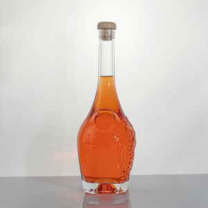 Nhà Máy Giá 375Ml 700Ml <span class=keywords><strong>750Ml</strong></span> 1000Ml Thủy Tinh Rượu Chai Bán Buôn OEM Dập Nổi Tùy Chỉnh LGG-043 - Product Image 1