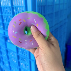 New Fluffy Super Soft Sticky Fidget Stress Relief Toys Slow <b>Rebound</b> Doughnut Squishy Toy Decompression Gift - Product Image 5