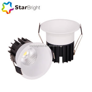 8 Wát LED <span class=keywords><strong>COB</strong></span> xuống ánh sáng spotlight có thể điều chỉnh trong nhà Đèn trần lõm với AntiGlare IP44 nhôm cơ thể - Product Image 4