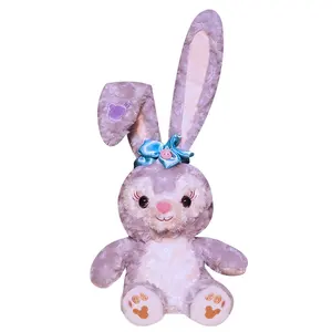 스타 델루 액션 피규어 대형 봉제 장난감 토끼 인형 소녀 자고 초대형 던지기 베개 인형 생일 선물