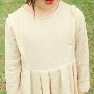 Ropa al por Mayor para Niños, Vestido Largo de Manga Larga para Niños, Vestido Infantil Liso - Product Image 3