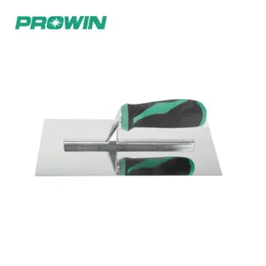 Prowin 2024 Plastic Handvat Roestvrijstalen Troffel Pleisterwerk Van Goede Kwaliteit Tegels Troffel Handgereedschap