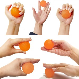 新品到着ラウンド<span class=keywords><strong>TPE</strong></span> & シリコーン手首ボールセラピーハンドマッサージ & ストレスリリーフグリップ指エクササイズボール - Product Image 3