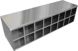 Scarpiera in acciaio inox per uso medico per attrezzature di servizio di stoccaggio antibatterico ospedaliero - Product Image 5