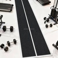 Maßgefertigter Farbiger Kunstrasen-Fitnessmatte 2M x 16,1M Hyrox Turf Sled Push Laufbahn Indoor Gym Rasen Umweltfreundlich Langlebig