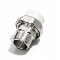 Raccord femelle PPR à filetage BSPP, écrou en laiton, raccord de tuyauterie haute pression PN16 pour l'alimentation en eau chaude et froide potable