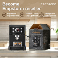Pour Empstorm Express italien semi-automatique expresso cafetière Machine 220V Capsule professionnelle pour Nespresso pour ménage