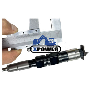 Injecteur de carburant XPower neuf 095000-6470 RE546777 Noir/Argent pour moteur 6090 9.0L d'excavatrice sur chenilles avec garantie de 6 mois - Product Image 5