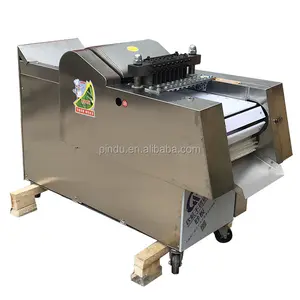 Automática comercial pescado congelado carne de dicer cubing máquina de corte