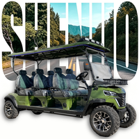 Accessoires élégants pour voiturette de golf GMT, Landu OEM, voiturette de golf durable pour les centres de villégiature et les hôtels