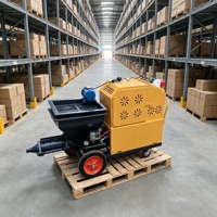 Machines à projeter du mortier compactes 220V avec une manipulation pratique pour les petits projets de rénovation de bâtiments