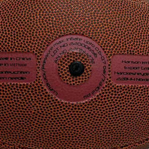 NCAA เกมหนังคอมโพสิตขนาดทางการสำหรับฝึกกีฬาฟุตบอลแบบคลาสสิกทนทานเกมยางเก็บอากาศสูงโลโก้ออกแบบได้ตามต้องการ - Product Image 4