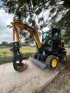 Used SANY SY55 5.5 TON mini <b>wheel</b> <b>Excavators</b> CE Certified with Bucket used <b>excavator</b> <b>Excavators</b> for Sale machinery Breaker - Product Image 4