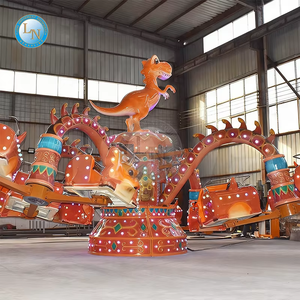 Manège Dinosaure Coloré avec Éclairage LED pour Fêtes Foraines et Parcs <span class=keywords><strong>d</strong></span>'Attractions - Product Image 2