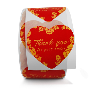 Pegatinas Adhesivas Impermeables de Agradecimiento para Regalos, Personalizables, OEM - Product Image 2