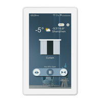 Interrupteur mural intelligent LANBON Tuya Wifi Zigbee pour la domotique, écran tactile LCD, écran complet, 1/2/3/4 gang, télécommande, utilisation domestique