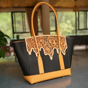 حقيبة حمل جلدية مصنوعة يدويًا من الذهب بتصميم عصري للنساء من جلد التمساح المعدني حقيبة حمل للفتيات السود