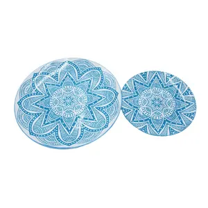 wholesale ceramic dinnerware custom printed cheap coloured porcelain dinner plates